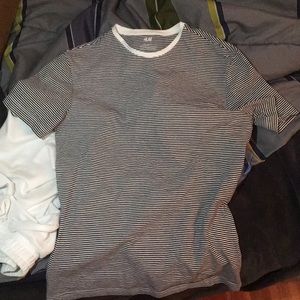 H&M Black and white striped shirt